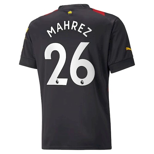 Manchester City Riyad Mahrez 26 Auswärtstrikot 2022-23 Fußballtrikots