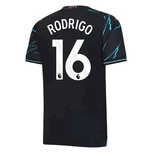 Manchester City Rodrigo 16 3. Trikot 2023-24 Fußballtrikots