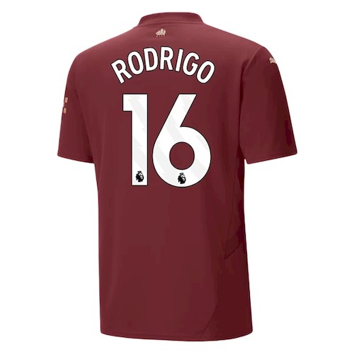 Manchester City Rodrigo 16 3. Trikot 2024-25 Fußballtrikots
