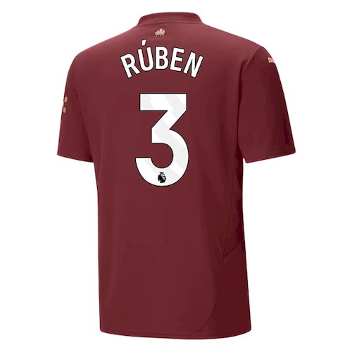 Manchester City Rúben 3 3. Trikot 2024-25 Fußballtrikots
