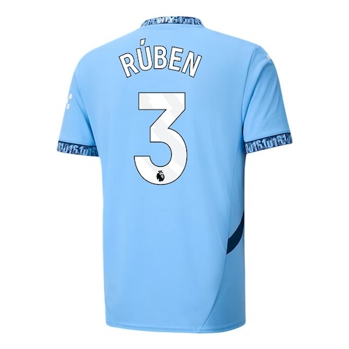 Manchester City Rúben 3 Heimtrikot 2024-25 Fußballtrikots