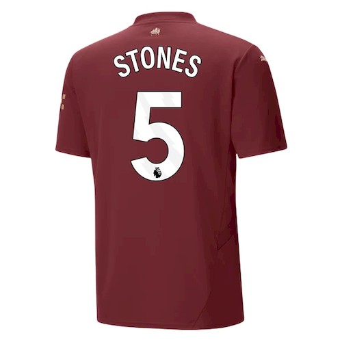Manchester City Stones 5 3. Trikot 2024-25 Fußballtrikots