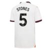 Manchester City Stones 5 Auswärtstrikot 2023 24 Fußballtrikots