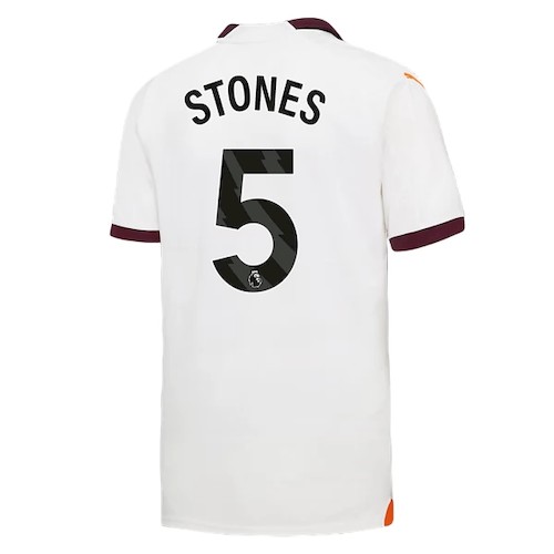 Manchester City Stones 5 Auswärtstrikot 2023-24 Fußballtrikots