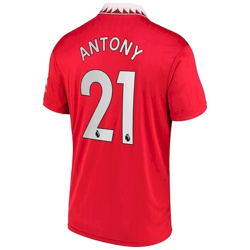 Manchester United Antony 21 Heimtrikot 2022-23 Fußballtrikots