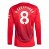 Manchester United BFernandes 8 Heimtrikot 2024 25 Fußballtrikots Langarm