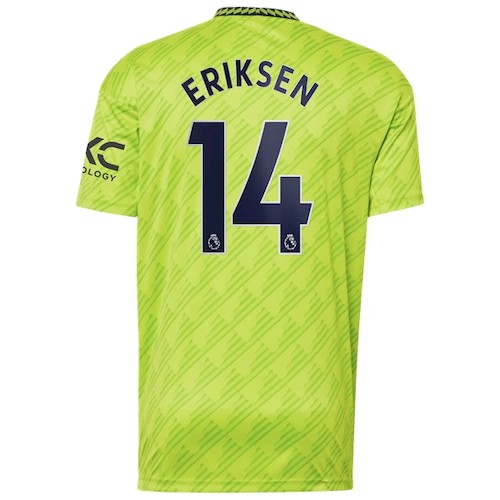 Manchester United Christian Eriksen 14 3. Trikot 2022-23 Fußballtrikots
