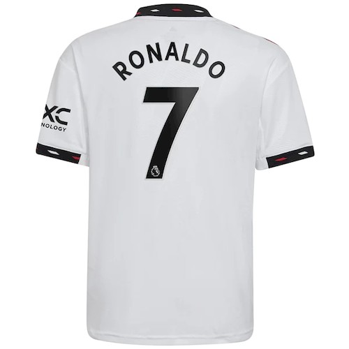 Manchester United Cristiano Ronaldo 7 Auswärtstrikot 2022 23 Fußballtrikots