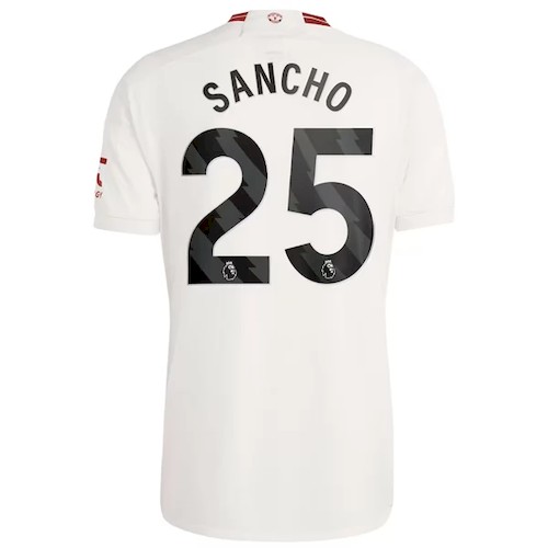 Manchester United Jadon Sancho 25 3. Trikot 2023-24 Fußballtrikots