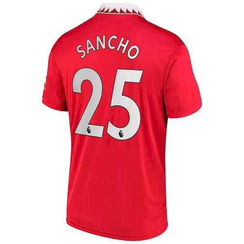 Manchester United Jadon Sancho 25 Heimtrikot 2022-23 Fußballtrikots