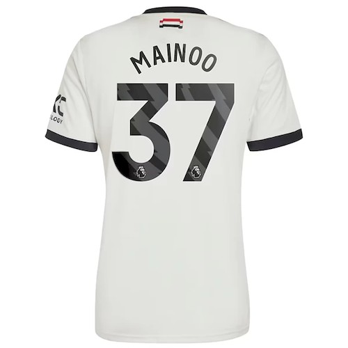 Manchester United Mainoo 37 3. Trikot 2024-25 Fußballtrikots