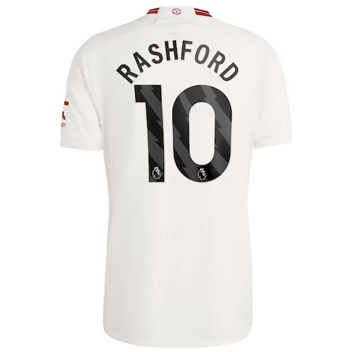 Manchester United Marcus Rashford 10 3 Trikot 2023 24 Fußballtrikots
