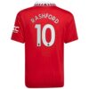 Manchester United Marcus Rashford 10 Heimtrikot 2022 23 Fußballtrikots