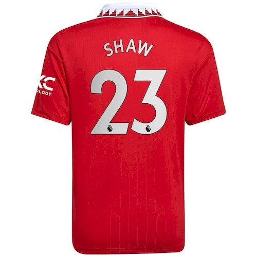 Manchester United Shaw 23 Heimtrikot 2022-23 Fußballtrikots