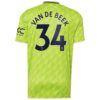 Manchester United Van De Beek 34 3 Trikot 2022 23 Fußballtrikots