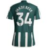 Manchester United Van De Beek 34 Auswärtstrikot 2023 24 Fußballtrikots