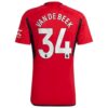 Manchester United Van De Beek 34 Heimtrikot 2023 24 Fußballtrikots