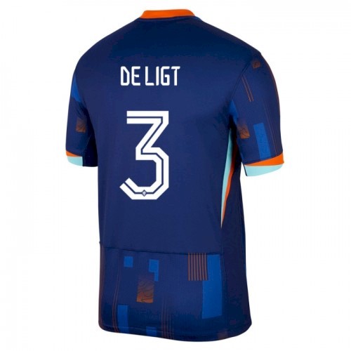 Niederlande De Ligt 3 Auswärtstrikot 2024 Fußballtrikots
