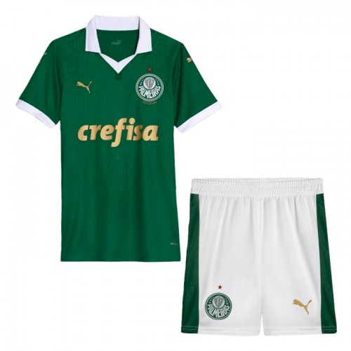 Palmeiras Kinder Heim Trikotsatz 2024 2025 Fußballtrikots