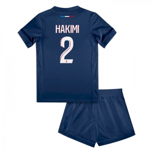 Paris Saint Germain PSG Achraf Hakimi 2 Kinder Heim Trikotsatz 2024 2025 Fußballtrikots