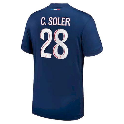 Paris Saint-Germain PSG C.Soler 28 Heimtrikot 2024-25 Fußballtrikots