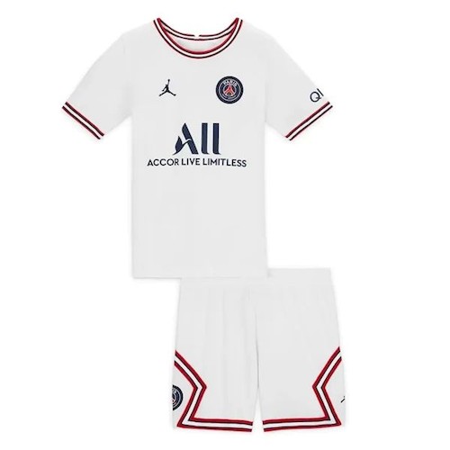 Paris Saint Germain PSG Fourth Kinder Heim Trikotsatz 2021-22 Fußballtrikots