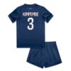 Paris Saint Germain PSG Kimpembe 3 Kinder Heim Trikotsatz 2024 2025 Fußballtrikots