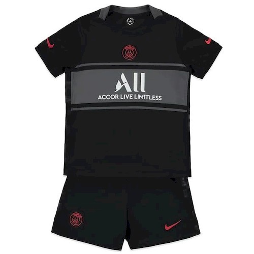 Paris Saint Germain PSG Kinder 3rd Trikotsatz 2021-22 Fußballtrikots