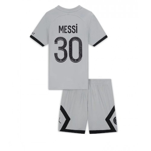 Paris Saint Germain PSG Lionel Messi 30 Auswärts Kinder Trikotsatz 2022 23