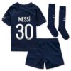 Paris Saint Germain PSG Lionel Messi 30 Kinder Heim Trikotsatz 2022 23 Fußballtrikots