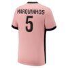 Paris Saint Germain PSG Marquinhos 5 3 Trikot 2024 25 Fußballtrikots