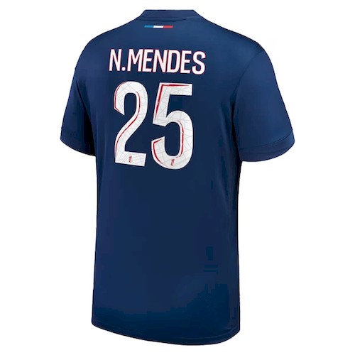 Paris Saint Germain PSG N.Mendes 25 Heimtrikot 2024-25 Fußballtrikots