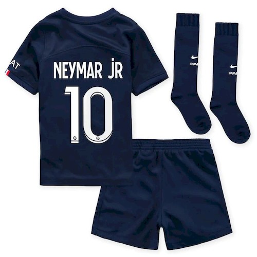 Paris Saint Germain PSG Neymar Jr 10 Heim Kinder Trikotsatz 2022-23