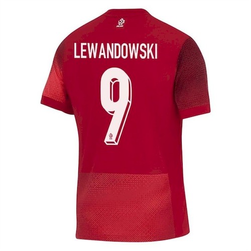 Polen Robert Lewandowski 9 Auswärts Fußballtrikots kaufen 2024