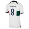 Portugal BFernandes 8 Auswärtstrikot 2022 Fußballtrikots