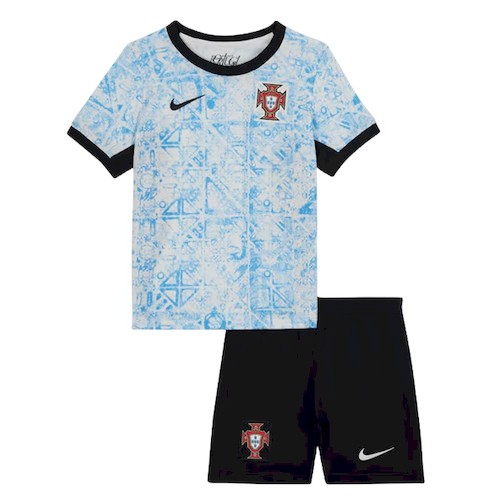 Portugal Kinder Auswärts Trikotsatz 2024 Fußballtrikots