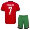 Portugal Ronaldo 7 Heim Kinder Trikotsatz 2024