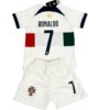 Portugal Ronaldo 7 Kinder Auswärts Trikotsatz 2022 Fußballtrikots