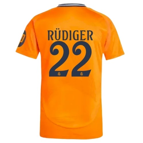 Real Madrid Antonio Rüdiger 22 Auswärtstrikot 2024-25 Fußballtrikots