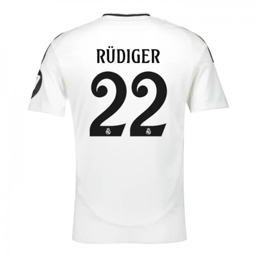 Real Madrid Antonio Rüdiger 22 Heimtrikot 2024-25 Fußballtrikots