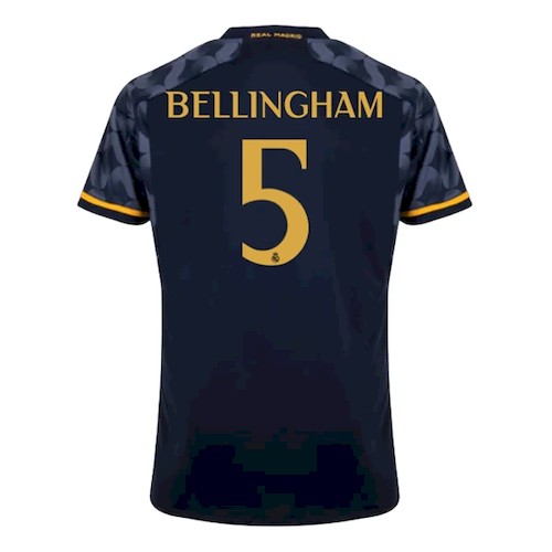 Real Madrid Bellingham 5 Auswärtstrikot 2023-24 Fußballtrikots