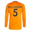 Real Madrid Bellingham 5 Auswärtstrikot 2024 25 Fußballtrikots Langarm