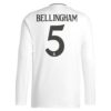 Real Madrid Bellingham 5 Heimtrikot 2024 25 Fußballtrikots Langarm