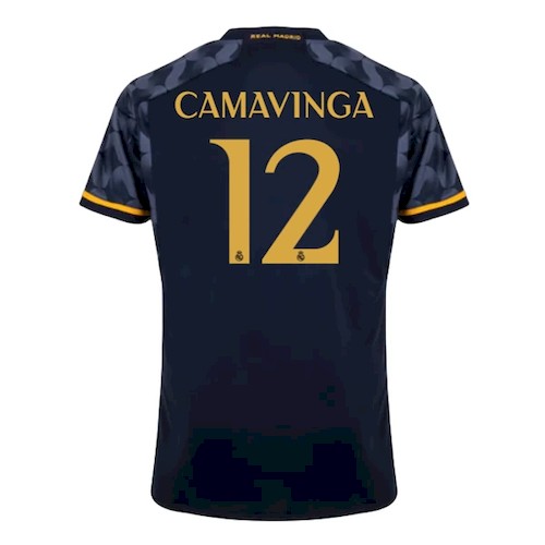 Real Madrid Camavinga 12 Auswärtstrikot 2023-24 Fußballtrikots