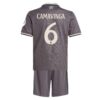 Real Madrid Camavinga 6 Kinder 3rd Trikotsatz 2024 25 Fußballtrikots