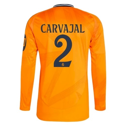 Real Madrid Carvajal 2 Auswärtstrikot 2024-25 Fußballtrikots - Langarm