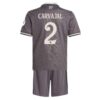 Real Madrid Carvajal 2 Kinder 3rd Trikotsatz 2024 2025 Fußballtrikots