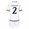 Real Madrid Carvajal 2 Kinder Heim Trikotsatz 2023 2024 Fußballtrikots