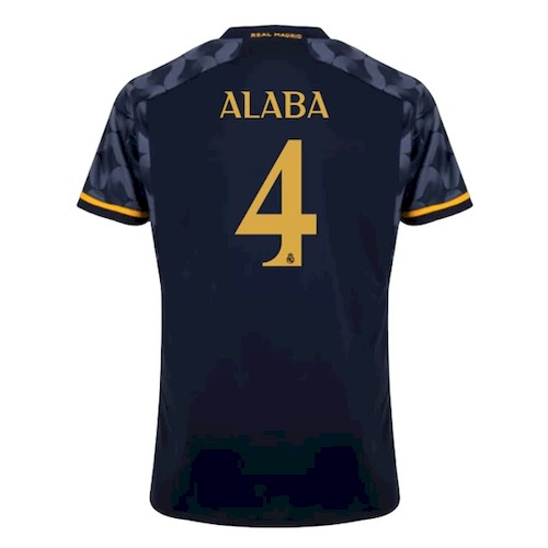 Real Madrid David Alaba 4 Auswärtstrikot 2023-24 Fußballtrikots