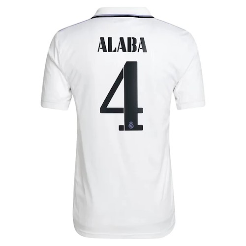 Real Madrid David Alaba 4 Heimtrikot 2022-23 Fußballtrikots